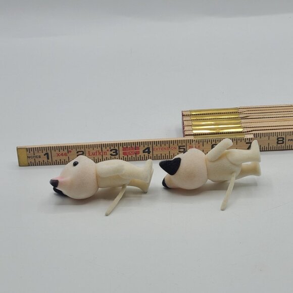 Sylvanian Families Tuxedo Cat Family Lot Of 2 Miniature Figures 2.5 Inches Vinta - Picture 2 of 4